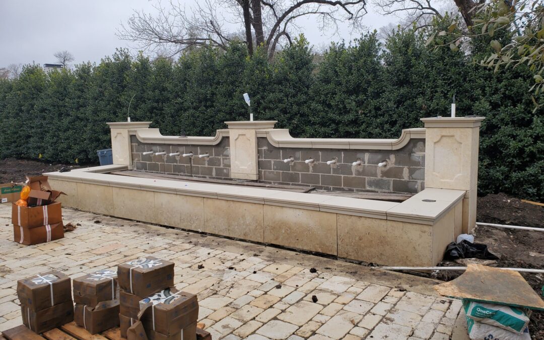 Elegant Hardscape Element in Southlake|Luxury Outdoor Design