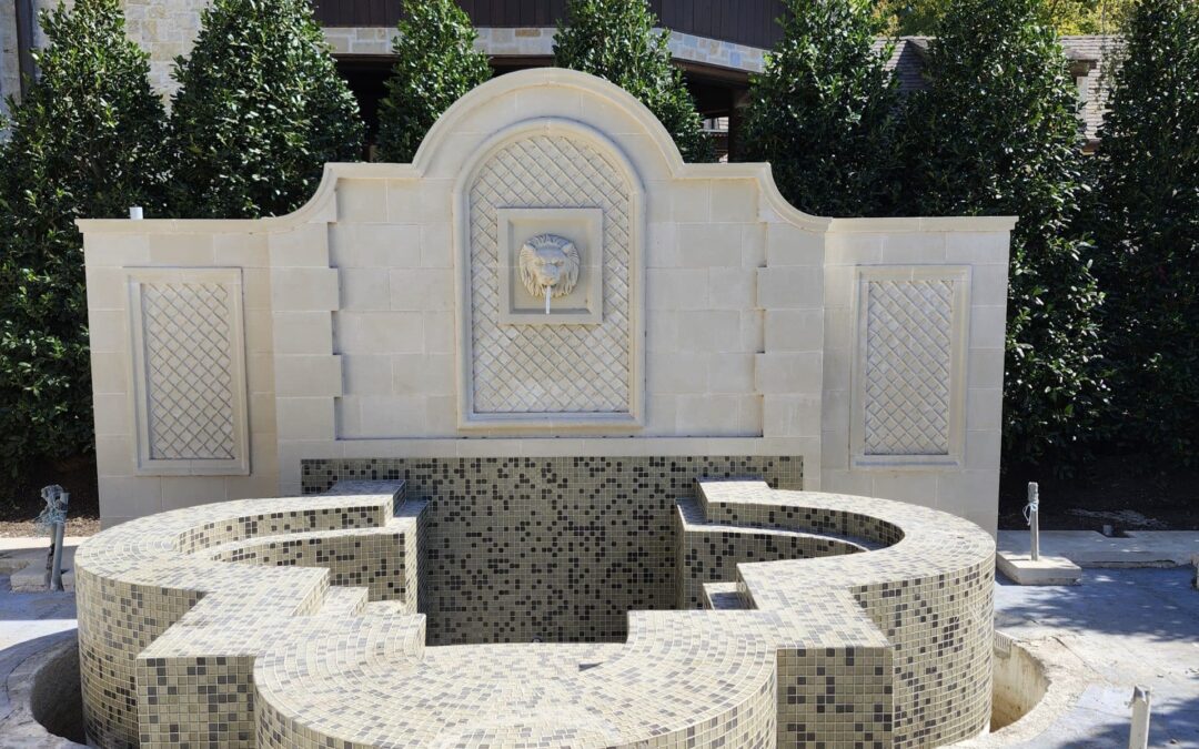 Elegant Hardscape Elements in Colleyville | AMS Cast Stone