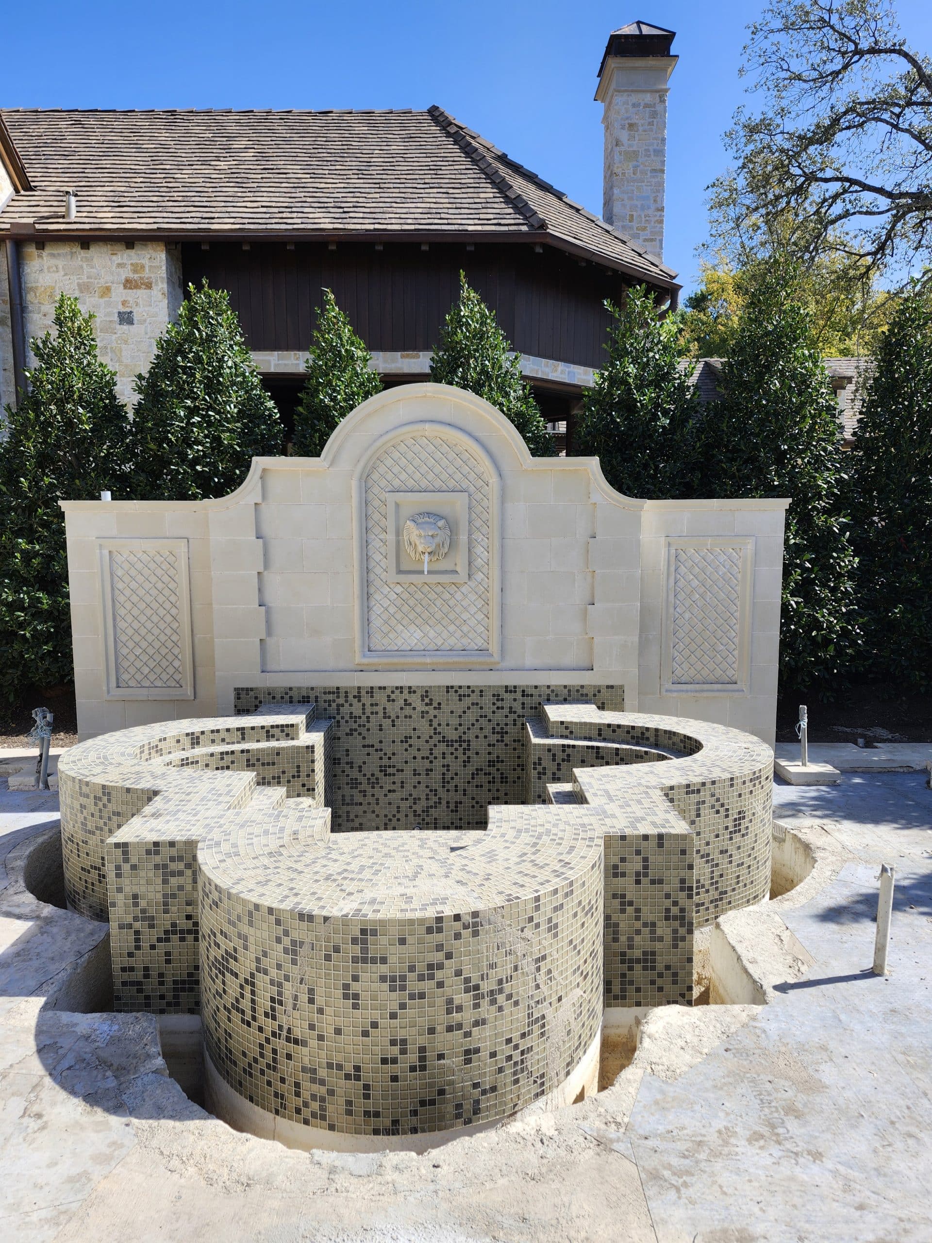 Elegant Hardscape Elements in Colleyville | AMS Cast Stone