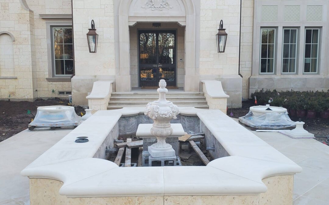 Elegant Hardscape Elements in Fort Worth | AMS Cast Stone