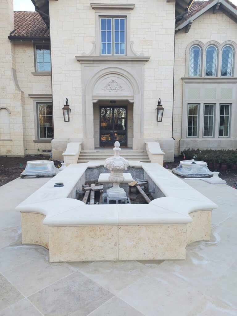 Elegant Hardscape Elements in Fort Worth | AMS Cast Stone & Outdoor Architectural Design